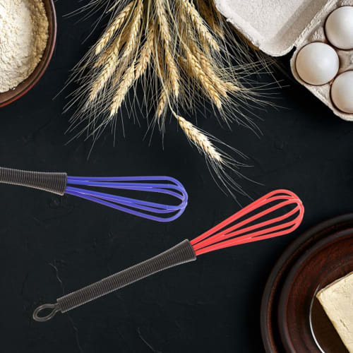 FOMIYES Plastic Whisks (5 Pieces) for Salons, Barbers, Hair Color, Dye, Cream, Whisks, Kitchen Mixer Tools for Blending, Whisking, Foaming, and Stirri
