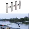 4 Tube Fishing Rod Holder Pole Bracket Rack For Boat Marine Kayak