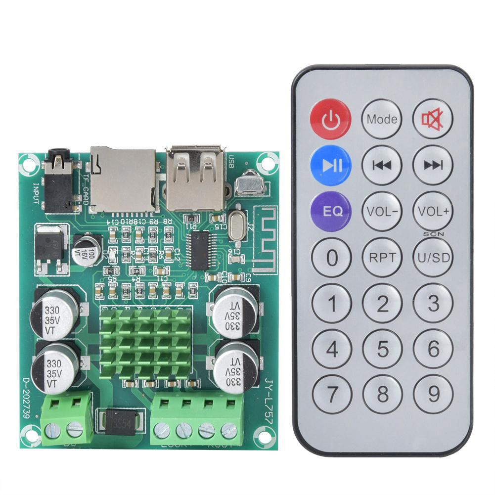 

Amplifier Board Channel for Bluetooth 5.0 with Remote Control Support Memory U Disk AUX