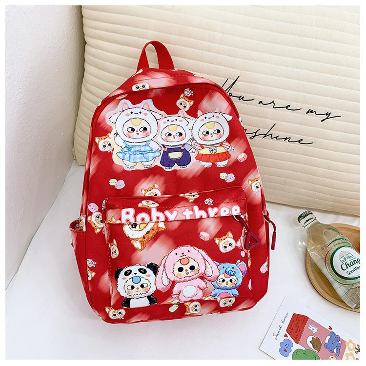 School bag new cartoon animation backpack Ava three-year-old leisure student backpack