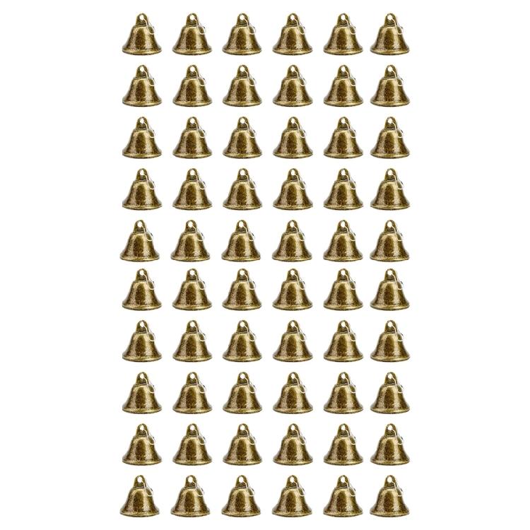 Campanelli in Ferro Compatti da 38mm con Molla Generazione del Suono di Cristallo Perfetti per l'Addestramento degli Animali Decorazioni Natalizie Artigianato Personalizzato