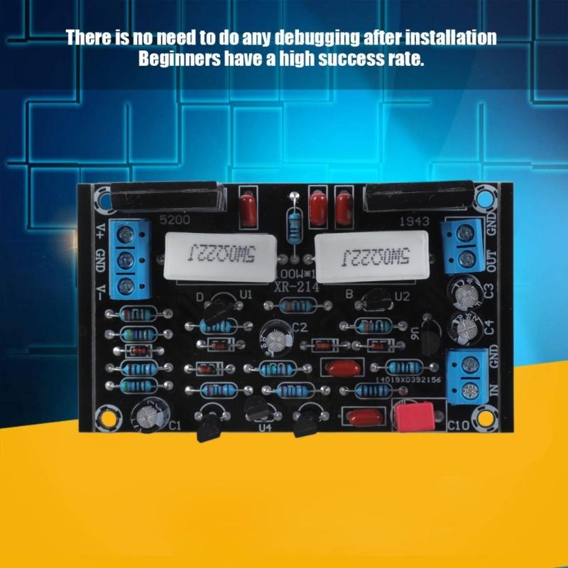 Hochwertige 100W Mono-Kanal Leistungsverstärkerplatine mit 2SC5200 und 2SA1943 Transistoren für Audiophile und DIY-Enthusiasten