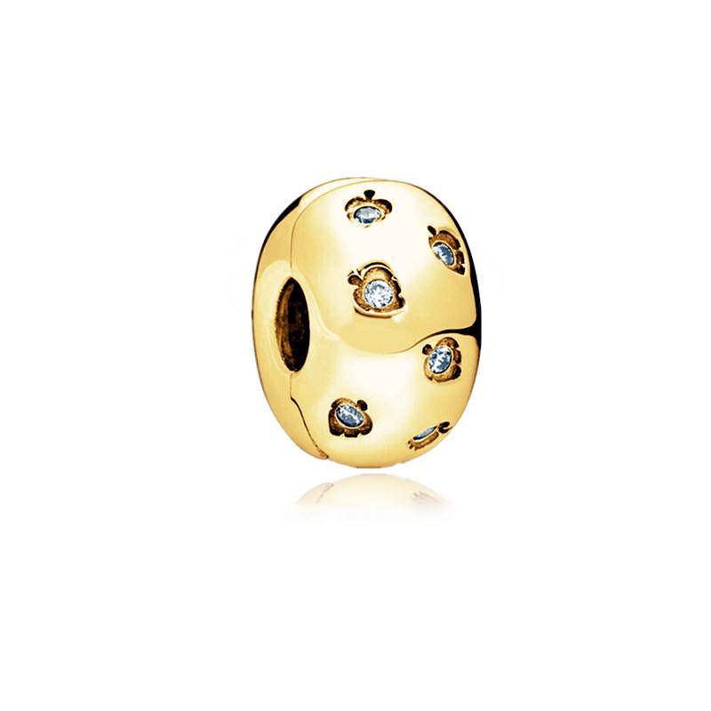 Diy Fine Jewelry Gift Sparkling Gold Charms Bee North Star Butterfly Love Letter Infinity Knot Beads Fit Original Bracelets