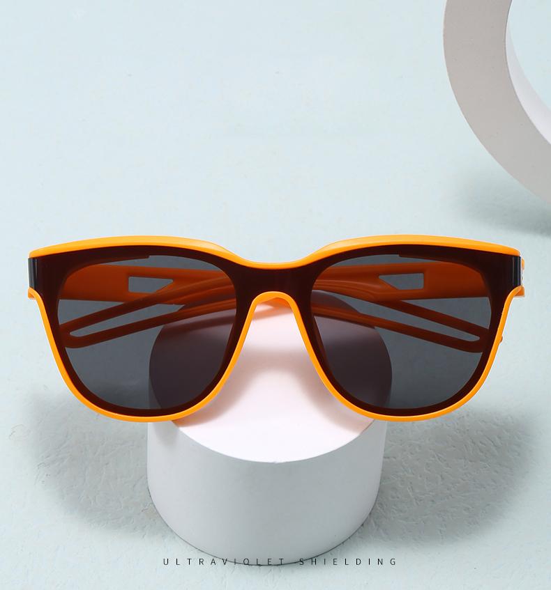 6pcs Fashion Brand Classic Rectangular Large Frame Sunglasses Women Designer Retro Sun Glasses INS Eyeglasses Men Unisex Shades