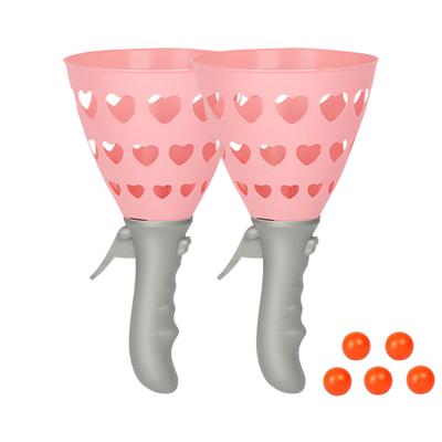 (H0826)Click und Fange Zwillingsball-Fänger In- und Outdoor-Spielzeugset Für Jungen und Mädchen
