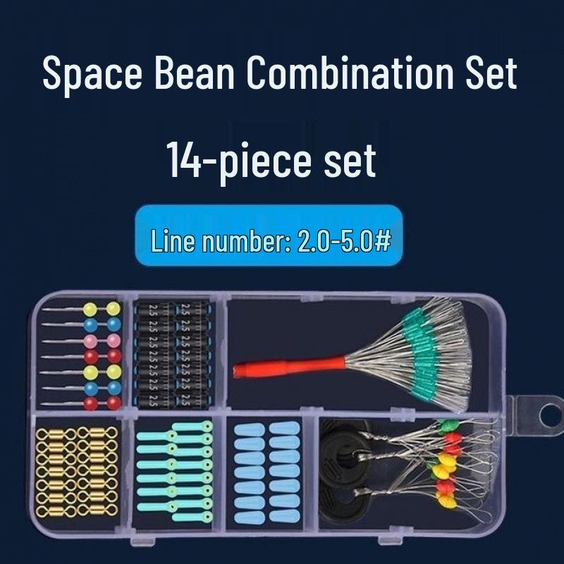 Wysokiej jakości zestaw spławików silikonowych z żyłką główną i akcesoriami wędkarskimi