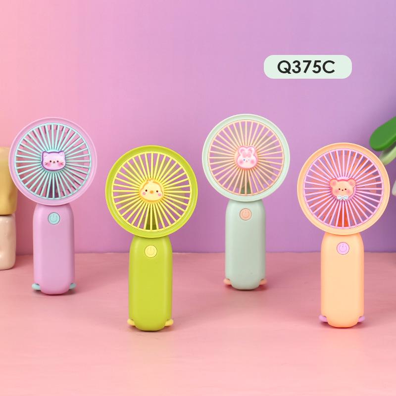 USB Rechargeable Cartoon Snail Handheld Fan: A Fun Summer Gift for Kids and Students