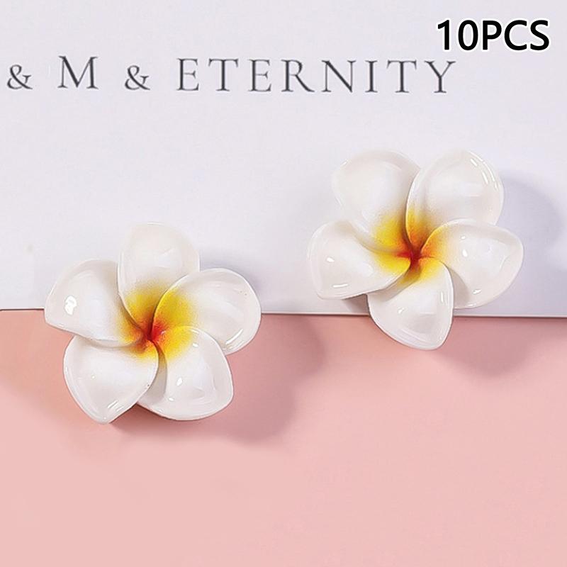 

10 шт. Мультяшные имитации цветов, смоляная серия, изготовление украшений, аксессуары для DIY