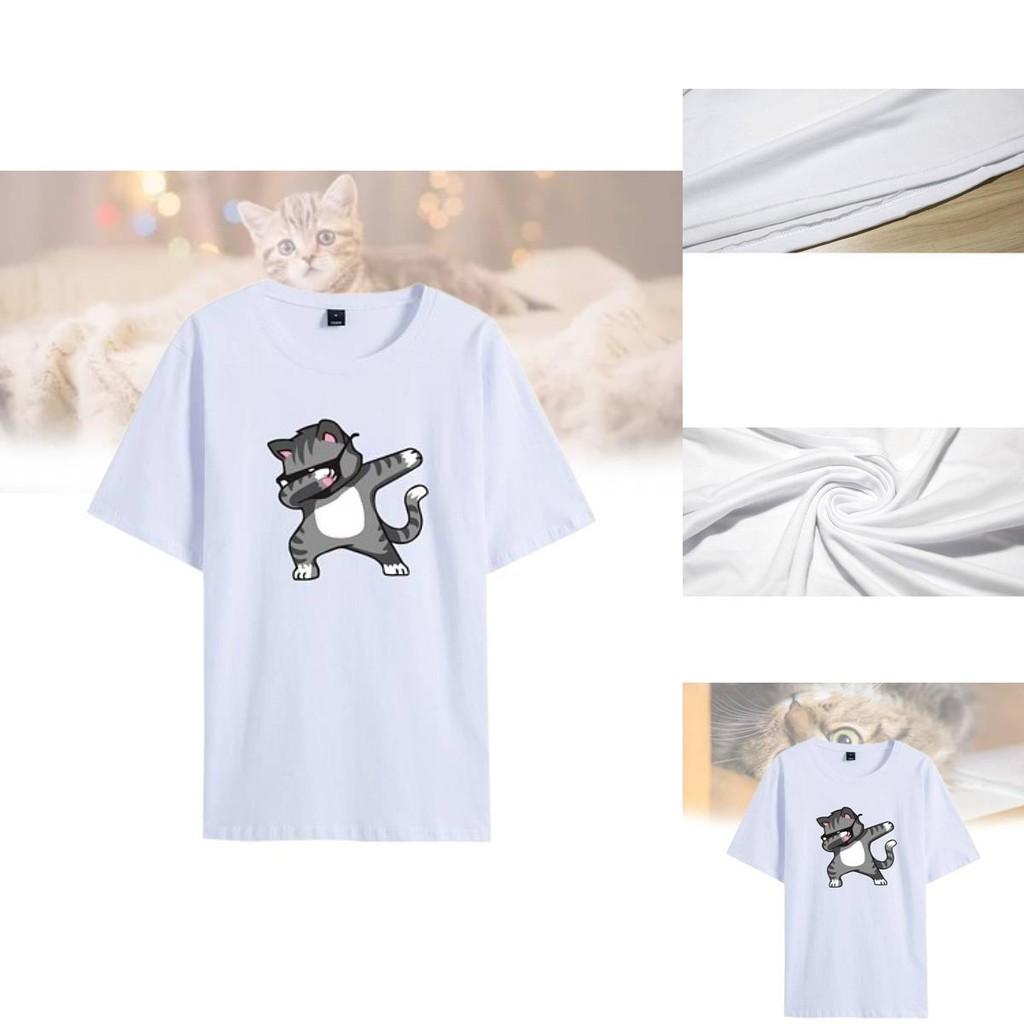 Cute And Fresh Style Unicorn Print T-shirt Cotton Short Sleeve Pullover For Women