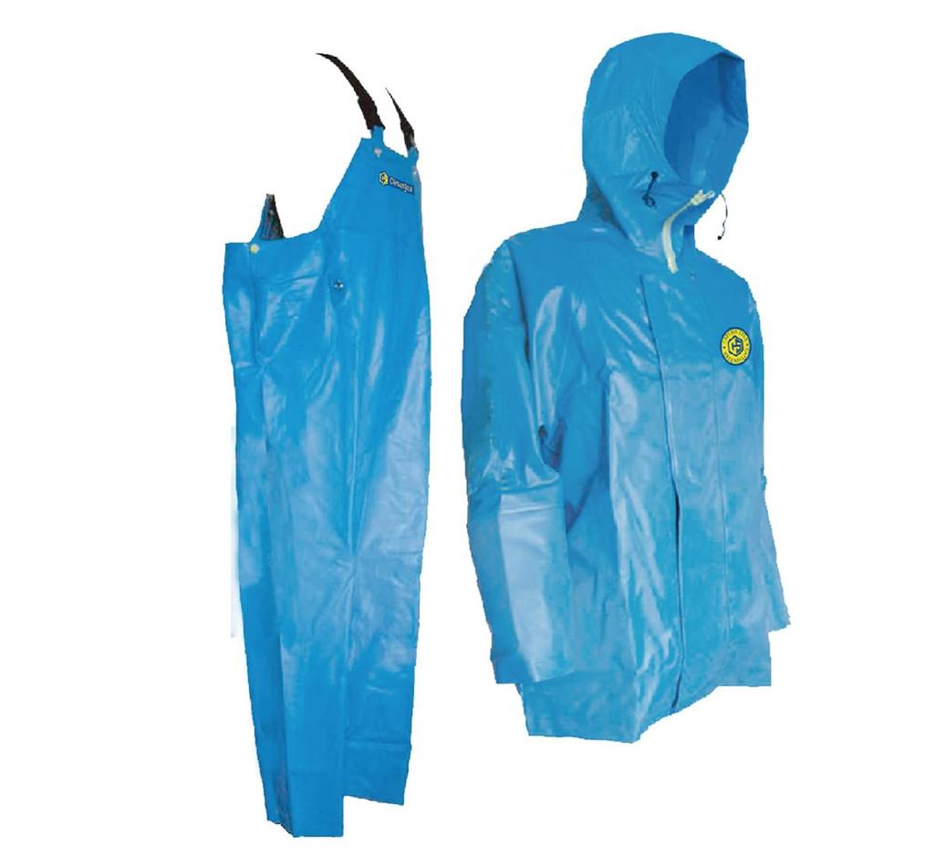 Captain Star Tohkemi Marine Rainwear Captain Star Parka Marine Captain Star Overalls Marine Set and Pants Are the Same (#182 Blue) + (#282 Blue)