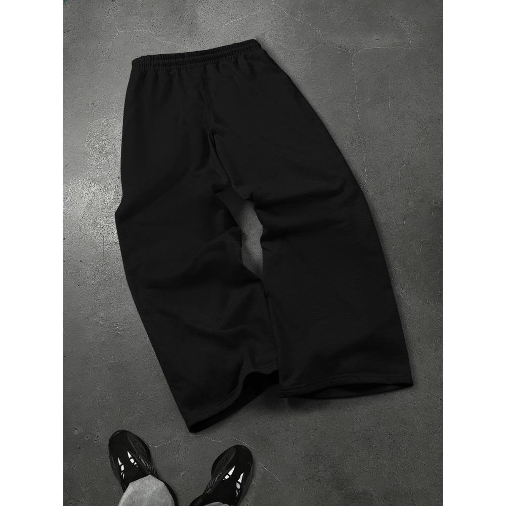 Spodnie Joggingowe Street Style Męskie Codzienne Spodnie Sportowe Wzór Płomieni Szerokie Nogawki Spodnie Sportowe Modne Męskie Must Have