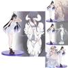 Elegant Overlord Albedo White Knitted Standing Model Figure Pvc Collectible Toy