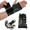 Sport Protection Wristband Bracer Hand Wrist Guard with Pressure Belt(M)