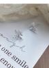 S999 Sterling Silver Butterfly Stud Earrings - Women's Simple, Stylish Design with High-End Feel, Comfort, and Care.
