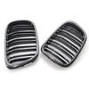 For Bmw 5 Series E39 525 528 530 535 1999-2003 Car Grille Front Kidney Grill Double Line Black 51137005837 51137005838