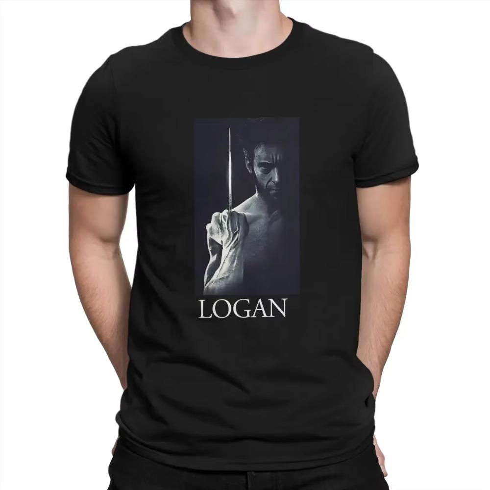 Humor Logan T-Shirt Round Neck T Shirt Deadpool And Wolverine Short Sleeve Tee Shirt Birthday Gift Clothing