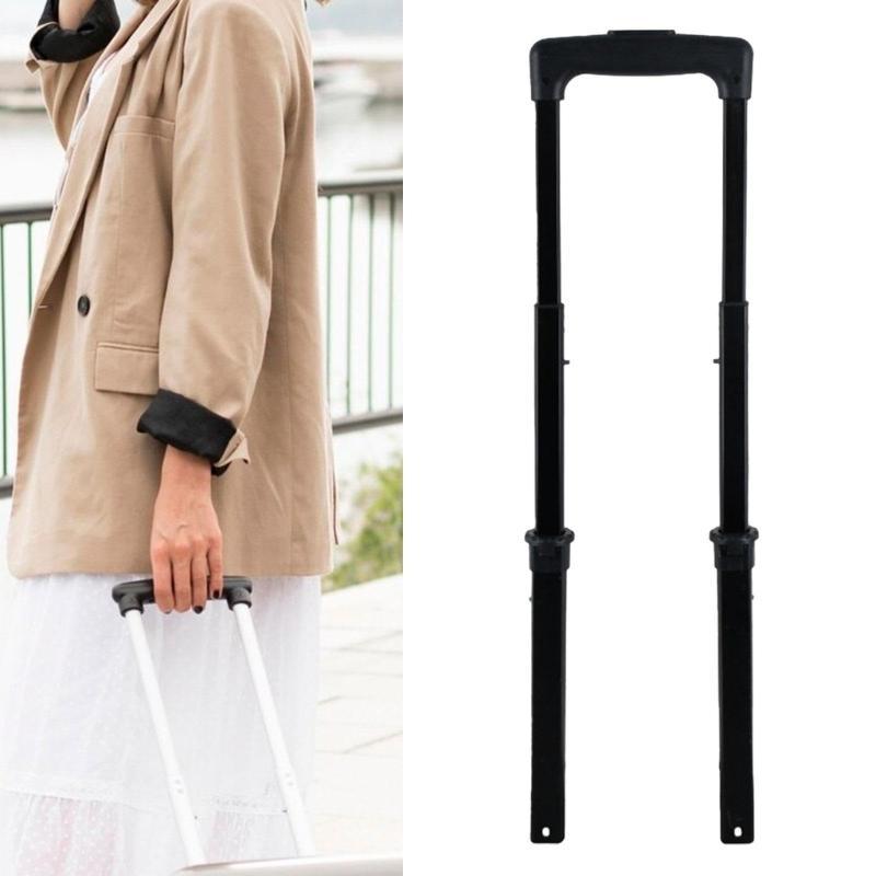 Telescopic Suitcase Handle Repair Ergonomic Design Easy Installtion Universal Fit Iron Luggage Handle Practical Construction