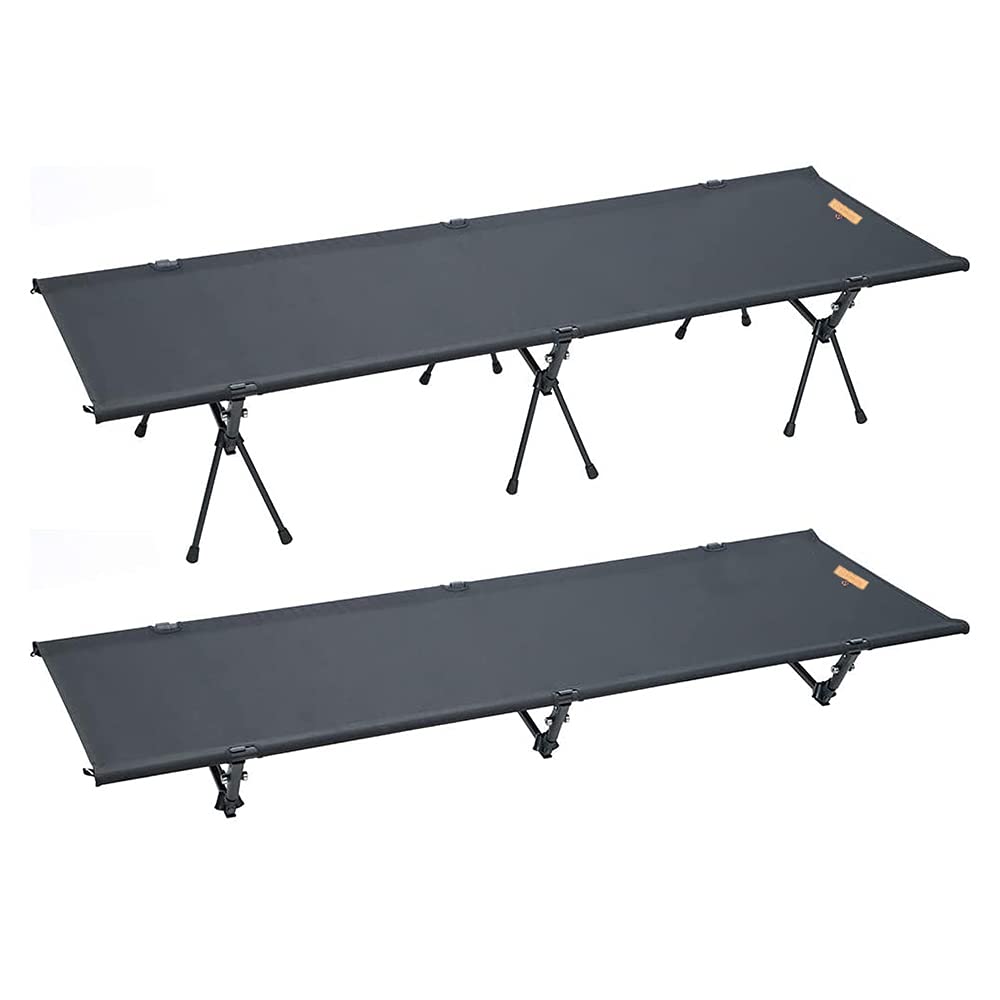 Alumi Compact Bed Cot Camping Foldable 2way Outdoor Stylish Picnic Compact Storage 600D Oxford 7075 Hard Aviation Aluminum Alloy Portable Storage Bag