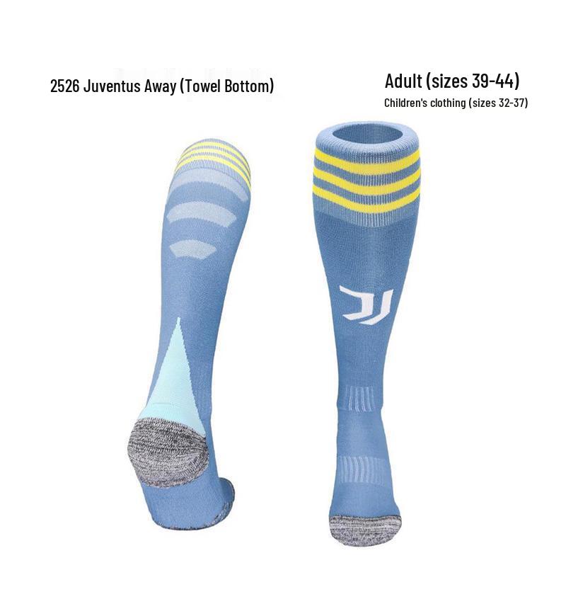 World Cup Over-the-Knee Football Socks - Argentina & Miami Barca Design for Adults & Kids