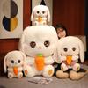 New 304050Cm Kawaii Bunny Dolls Lovely Long Ear Rabbit Plush Toys Stuffed Soft Animal Pillow Girls Kids Birthday Xmas Gifts