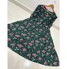 Women Designer Printed Cotton Midi Gown Kurta Party Wear Top Tunic Kurti Dress