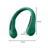 Mini USB Charging Hanging Neck Fan Portable Small Adjustable Large Wind Outdoors Fan Leafless Convenient for Camping Fan