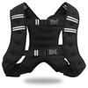 Adjustable Reflective Fitness Weighted Vest with Detachable Weights