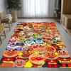 Retro Anpanman Cartoon Soft Non-Slip Large Area Rug for Living Room,Bedroom Playroom Carpet Mat for Sofa,Home Decor Gift Kids