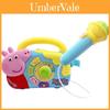 Peppa Wutz Spielzeug Lautsprecher mit Licht und Mikrofon für Kinder zum Singen und Interaktiven Spielen