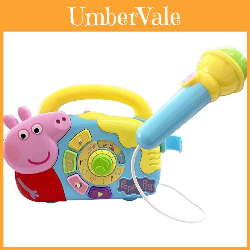 Peppa Wutz Spielzeug Lautsprecher mit Licht und Mikrofon für Kinder zum Singen und Interaktiven Spielen