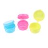 4Pcs Lunch Bento Soy Sauce Box Container Cute Design Plastic Condiment Dispenser Mini Salad Tomato Sauce Bottle