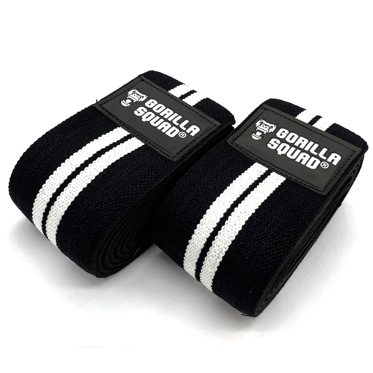 

GORILLA SQUAD Knee Left and Right Black Wraps, Set, 200cm, чёрный