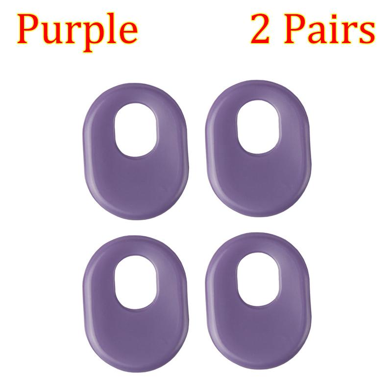 4Pcs Soft Silicone Gel Foot Cushion Inserts Heel Spurs Pain Relief Heel Cups Forefoot Pads Foot Care Shoe Insoles