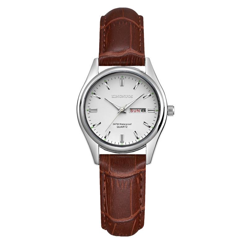 

Top Brand Fashion Women s Watch Waterproof Luminous Watch Diamond Pointed Glass Double Calendar Trendy Casual Watch