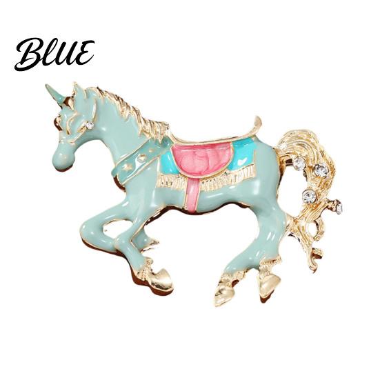 Horse Theme Accessory 1/3Pcs Brooch Pin Vintage Enamel Design Simple