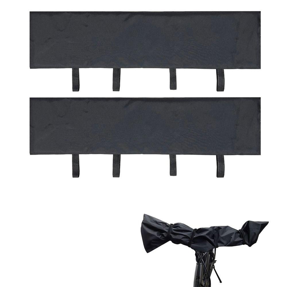 2PCS Waterproof Bike Handlebar Cover with Zipper Handlebar Protective Cover  Electric Bike 2PCS