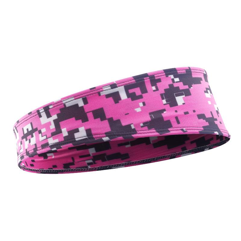 Nová tečkovaná elastická čelenka na jógu Módní tečkovaná čelenka na make-up Doplňky do vlasů Sportovní fitness Pot absorbující čelenka