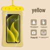 Waterproof Floating Phone Pouch with Airbag, Touchscreen Compatible, Ideal for Swimming, Rafting, and Rainproof for Food Delivery Riders.