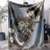 Daisy Cute Throw Soft Flannel AC Blanket Lightweight Summer Nap Throw Cozy  Blanket for Sofa Bed Travel Home