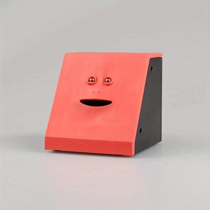 Plastic Face Bank Human Face Smart Sensor Piggy Bank Electric Coin Can Eat Money Face Piggy Bank Store Coins
