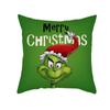 Christmas Happy Throw Pillow Cover, 18 X 18 Inch, Winter Holiday Cushion Cover Sofa Decor