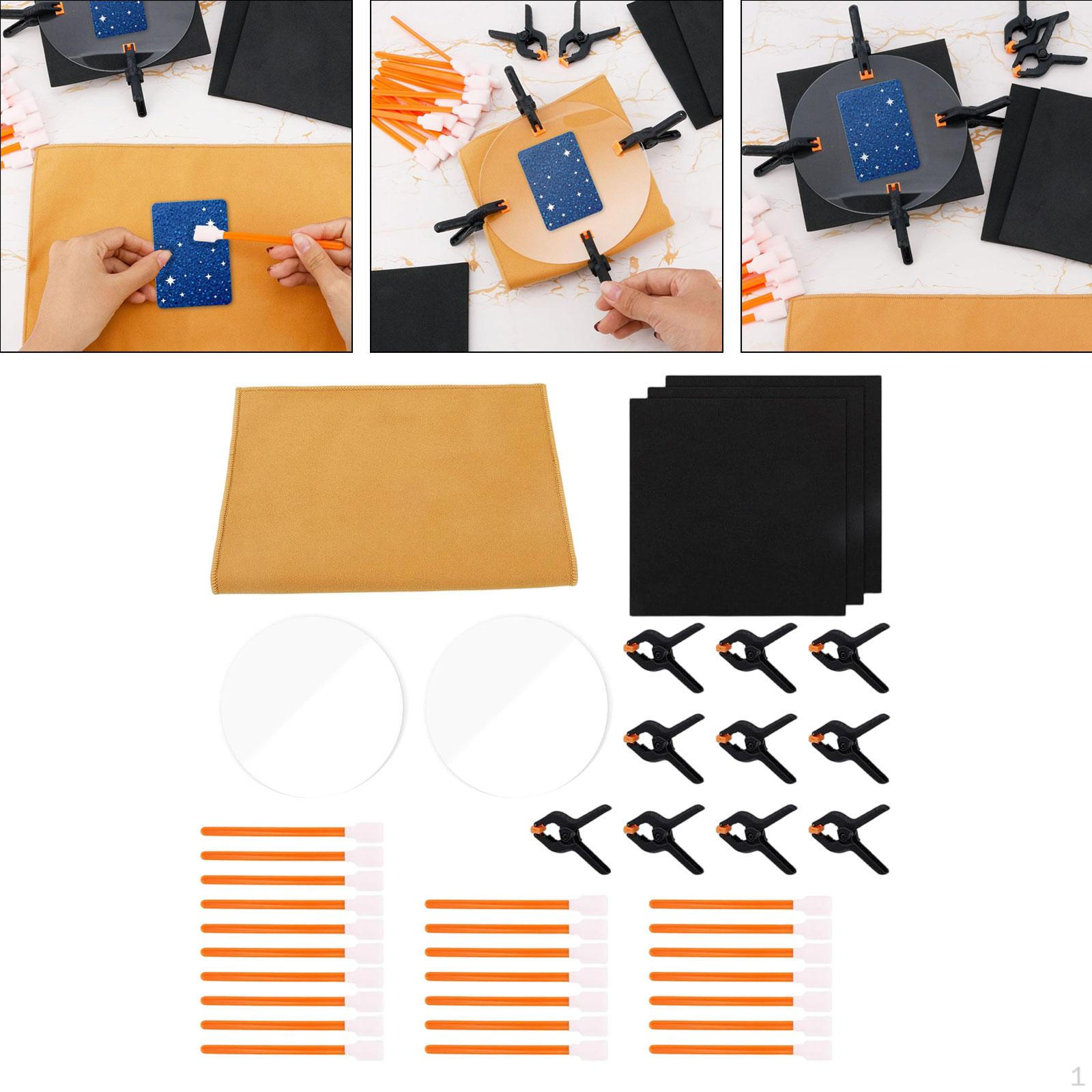 66 Pieces Trading Card Cleaning Kit Accessories Professional Care Tools