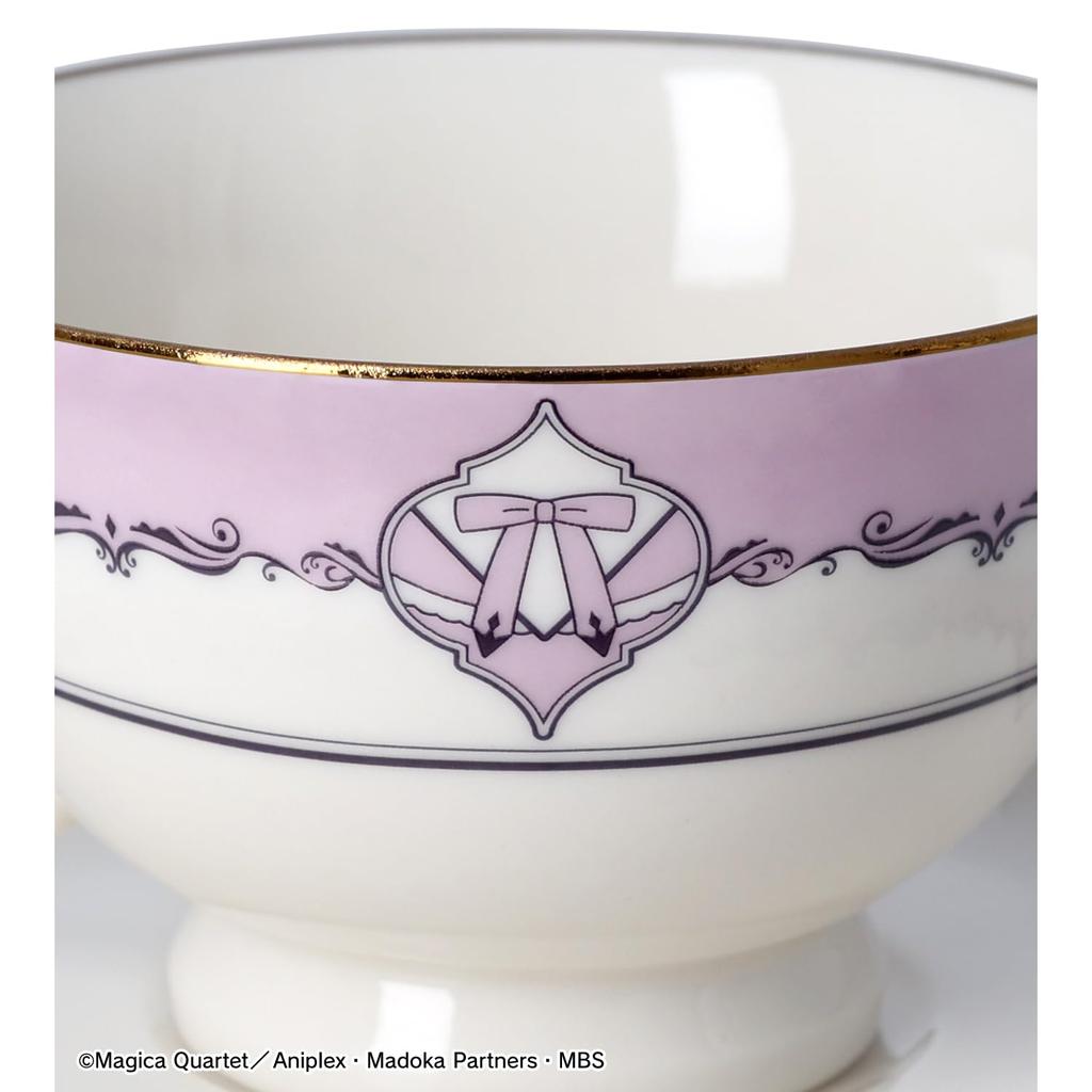 TV Anime Magi Madoka Akemi Homura Initial Motif Cup Saucer "Puella Magica" &