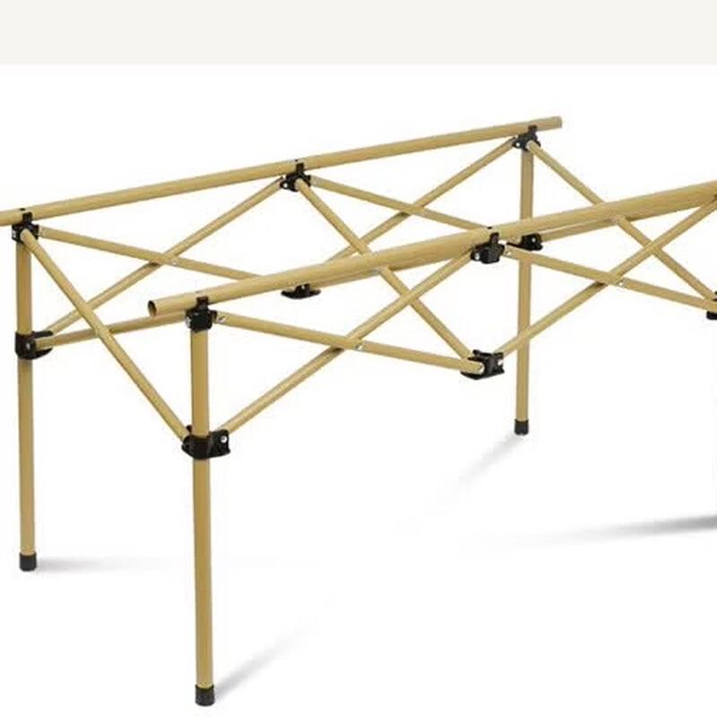 OIMG Outdoor Folding Wooden Camping Table