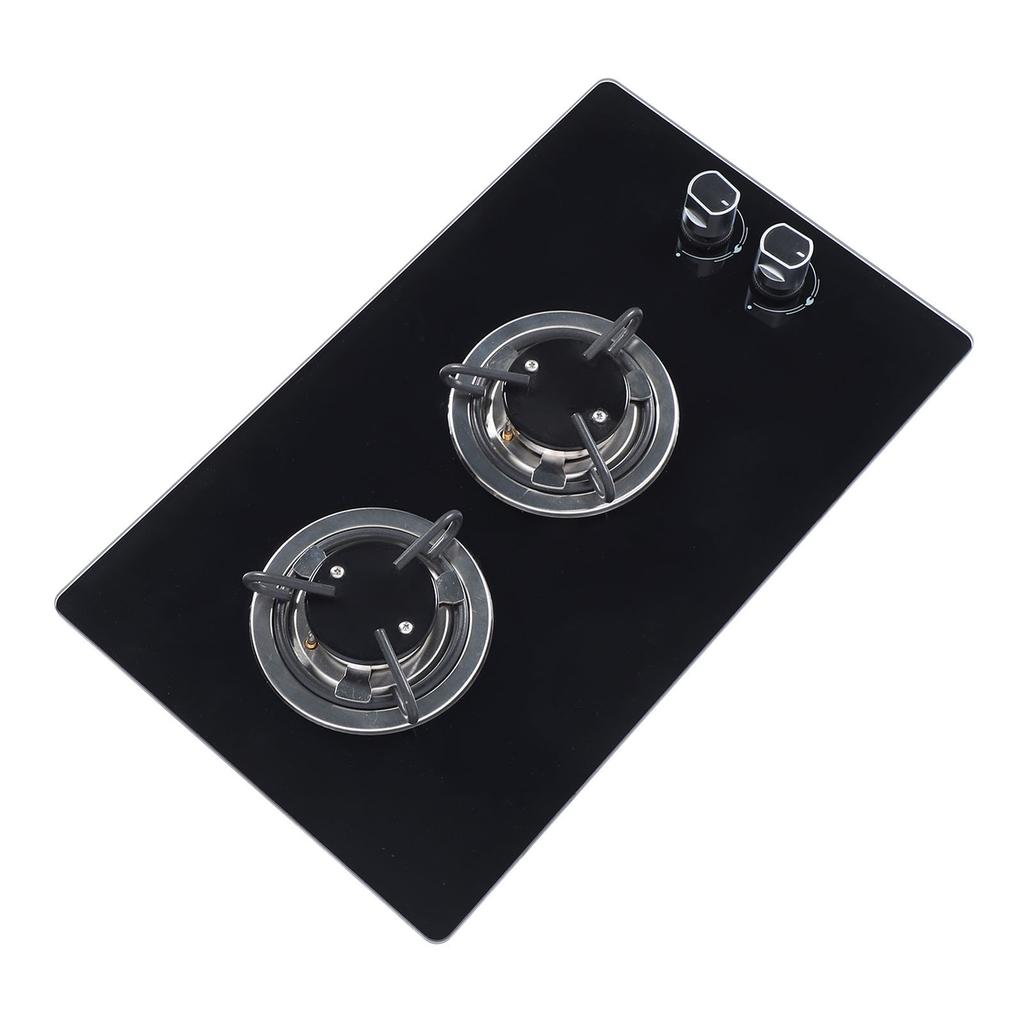 Marine Gas Stove 2 Burner LPG Gas Cook Top Stove Tempered Glass Double Hob 1.8kw for Boat Caravan RV Camper