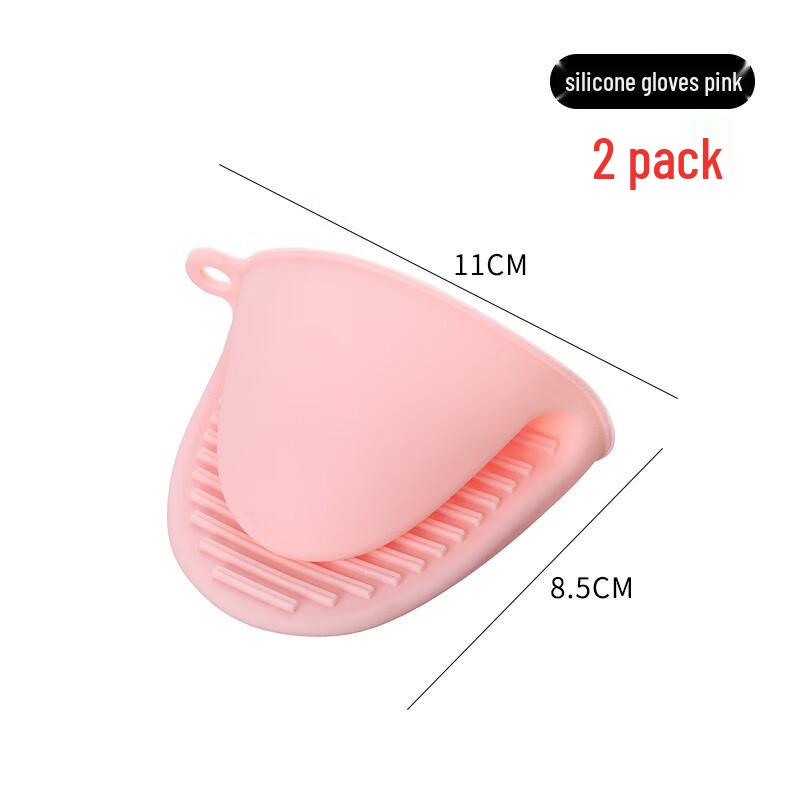 Silicone Heat Resistant Kitchen Mitts Set
