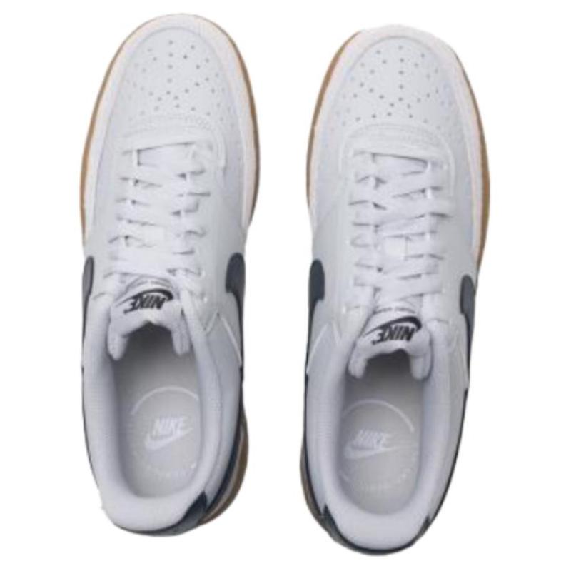 Nike Court Vision Abrasion Resistant Breathable Low top Skateboard Shoes Men's White Sneakers IB2998-003