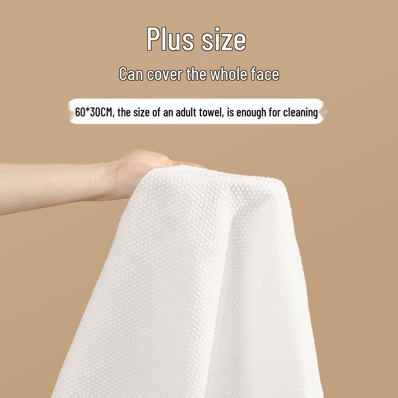 Disposable Compressed Travel Face Towel - Thick, Essential Washcloth for Business Trips & Portable Bath Use