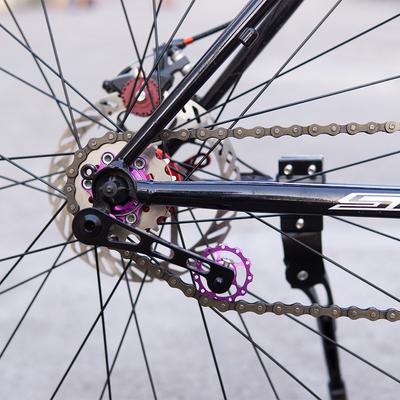 Aluminiumlegierung MTB Single Speed Schaltwerk Kettenspanner Fahrrad 1-Gang Schaltwerk Kette Prüfer Führung für MTB Rennrad