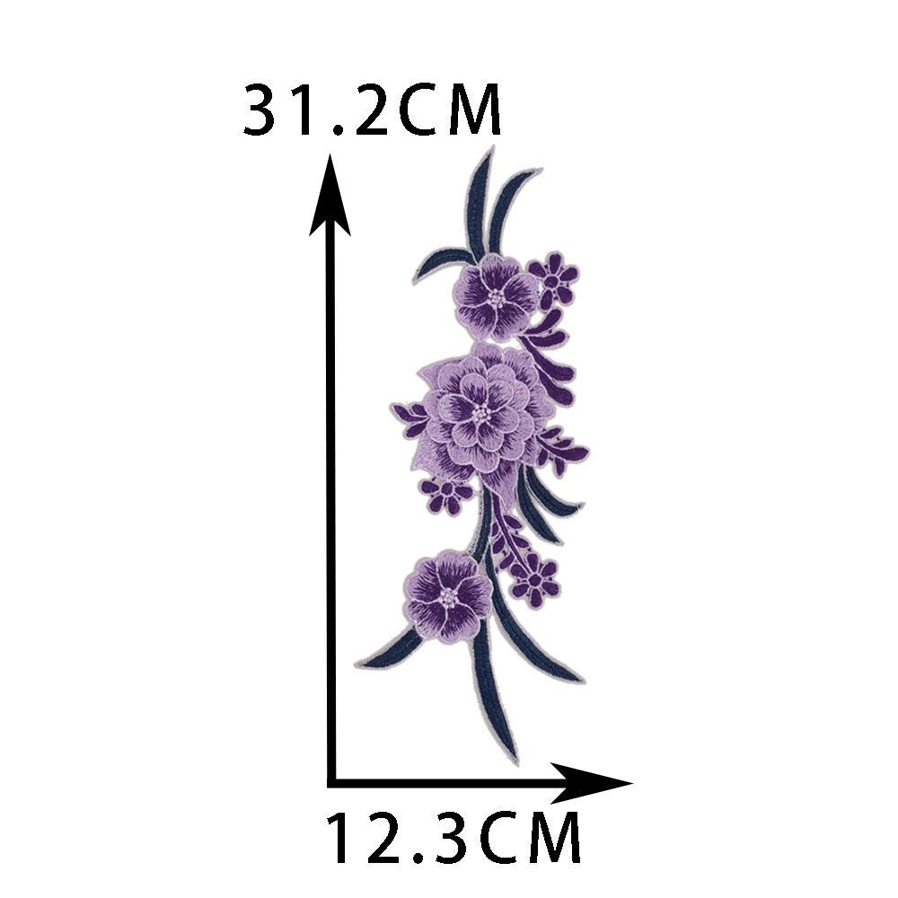 

Фиолетовый I Полиэстер Вышивка Цвет Вышивка Пара DIY Шитье С Одеждой Воротник Аксессуары Кружевные Аксессуары Принт Style 1837 (1 piece)